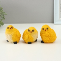 Фигурка "Цыпленок" 6х6х6см / набор 3шт Фигурка "Цыпленок" 6х6х6см / набор 3шт