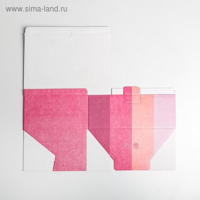 Коробка подарочная сборная, упаковка, &laquo;Любовь&raquo;, 26 х 19 х 10 см