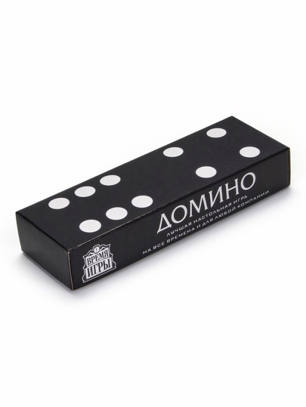 Набор подарочный 3 в 1: Набор подарочный 3 в 1: "Игроку" 2 рюмки по 30 мл, домино