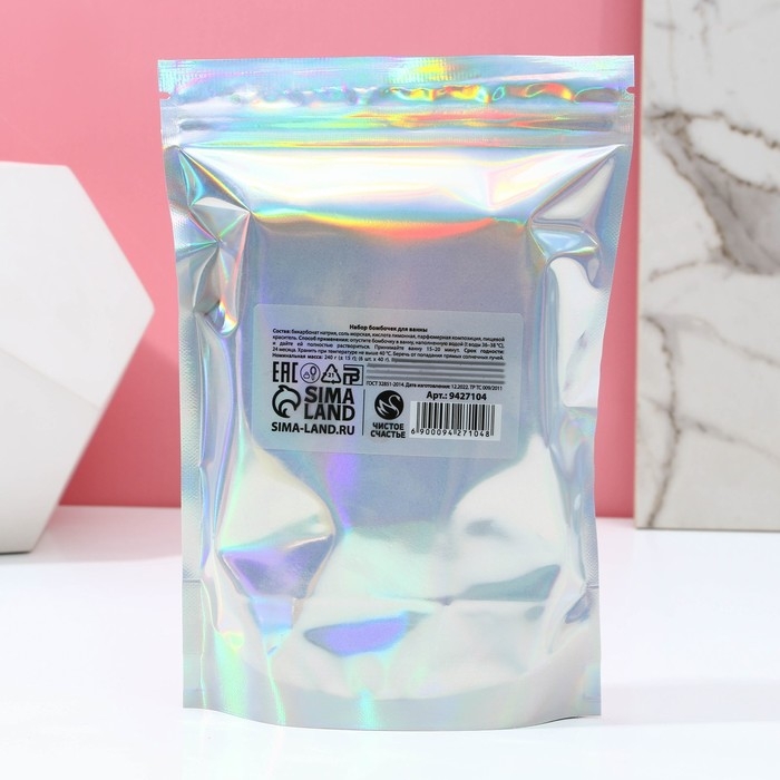 Подарочный набор косметики &laquo;Яркой весны!&raquo;, бомбочки для ванны 6 х 40 г,ЧИСТОЕ СЧАСТЬЕ