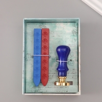 Сургучный набор "Компас" печать, ручка, сургуч 12,5х10х3,6 см