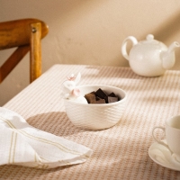 Конфетница SL Home &laquo;Лесные кролики&raquo;, 13&times;10,7 см, цвет белый