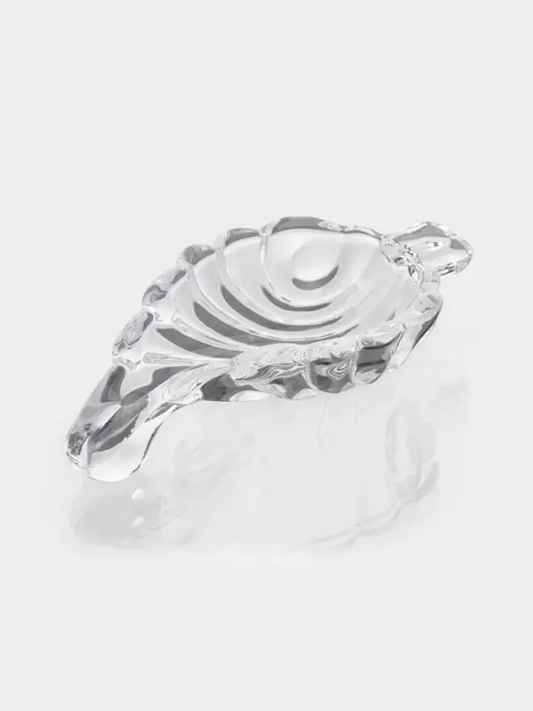 Блюдо для подачи "Лист" 13,5х7,2х3,5, прозрачная