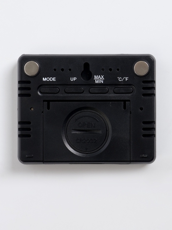 Часы настенные электронные, термометр, гигрометр, 7.3 х 1.5 х 9.3 см