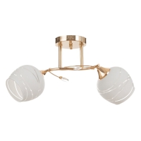 Люстра потолочная Люси 2хE27 40Вт Золото Люстра потолочная Люси 2хE27 40Вт Золото