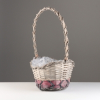 Набор корзин из 3 шт, 33x27xH15/54; 28x21xH14/49; 22x16xH13/45 см, ива Набор корзин из 3 шт, 33x27xH15/54; 28x21xH14/49; 22x16xH13/45 см, ива