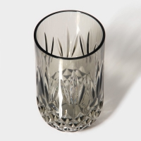 Стакан &laquo;Грани&raquo;, 450 мл, 8&times;14 см, цвет коричневый