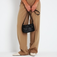 Сумка кросс-боди на молнии, цвет чёрный Сумка кросс-боди на молнии, цвет чёрный