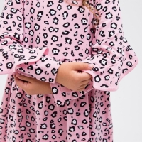 Платье для девочки, цвет розовый/леопард, рост 98 см Платье для девочки, цвет розовый/леопард, рост 98 см