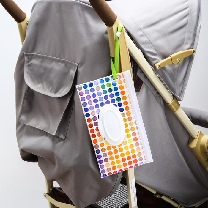 Контейнер для салфеток с петелькой &laquo;Кружочки&raquo;