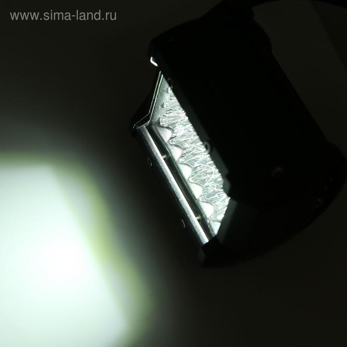 Фара светодиодная Skyway OFF ROAD, прямоугольная, 12/24 В, 72 Вт, 24 диода, 95 х 75 мм