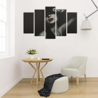 Картина модульная на подрамнике "Искушение" 2-25х53см , 2-25х67см , 1-25х80 см ,80х140 см