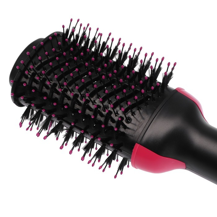 Фен-щётка Luazon LFS-04, 1000 Вт, 3 скорости, 3 режима, чёрно-розовая Фен-щётка Luazon LFS-04, 1000 Вт, 3 скорости, 3 режима, чёрно-розовая