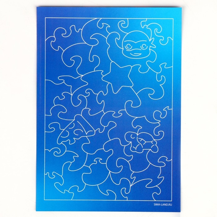 Пазл деревянный фигурный «Друзья», 44 элементов Пазл деревянный фигурный «Друзья», 44 элементов