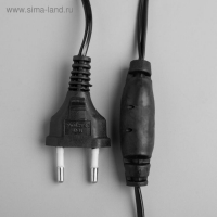 Гирлянда &laquo;Нить&raquo; 10 м с насадками &laquo;Шарики 2.5 см&raquo;, IP44, тёмная нить, 100 LED, свечение мульти (RG/RB), мигание, 220 В