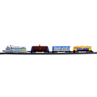 Железная дорога &laquo;Промышленный мегаполис&raquo; работает от батареек, длина пути 670 см