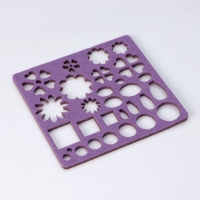 Валяние из шерсти. Набор трафаретов для валяния, 16 х 16 см, 7 шт