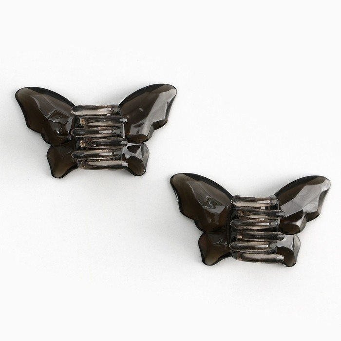 Краб для волос в форме бабочек &laquo;Dream&raquo;, 2 шт., 4 х 3 х 2.5 см