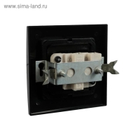 Выключатель "Элект" VS 56-232-Ч, 2 клавиши, скрытый, черный Выключатель "Элект" VS 56-232-Ч, 2 клавиши, скрытый, черный