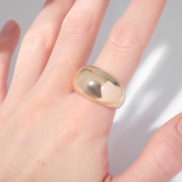 Кольцо «Минимал» выпуклое, цвет золото, безразмерное Кольцо «Минимал» выпуклое, цвет золото, безразмерное