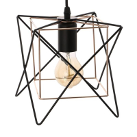 Светильник 669918/1 E27 40Вт черный-золото 18х18х118 см Светильник 669918/1 E27 40Вт черный-золото 18х18х118 см