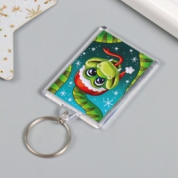 Новогодний брелок "В шапочке" 3,5х5 см Новогодний брелок "В шапочке" 3,5х5 см