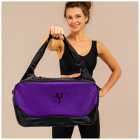 Сумка спортивная для йоги Sangh, 48&times;25&times;18 см, цвет фиолетовый