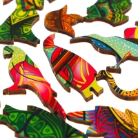 Пазл деревянный фигурный «Королевский павлин», 141 элементов Пазл деревянный фигурный «Королевский павлин», 141 элементов