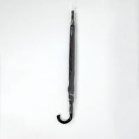 Зонт - трость полуавтоматический «Однотонный», 8 спиц, R = 58/70 см, D = 140 см, цвет чёрный Зонт - трость полуавтоматический «Однотонный», 8 спиц, R = 58/70 см, D = 140 см, цвет чёрный