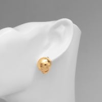 Серьги металл &laquo;Аккорд&raquo; полусфера, цвет золото