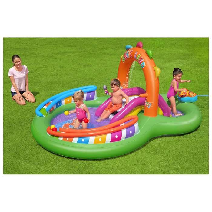 Игровой центр Sing 'n Splash, 295 x 190 x 137 см, 53117 Bestway Игровой центр Sing 'n Splash, 295 x 190 x 137 см, 53117 Bestway