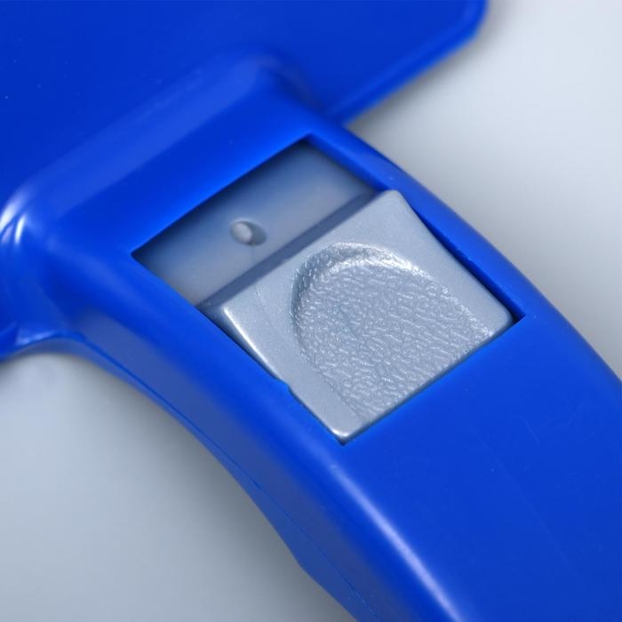 Пуходёрка пластиковая с самоочисткой, 10 х 15 см, синяя Пуходёрка пластиковая с самоочисткой, 10 х 15 см, синяя