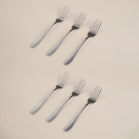 Набор столовых приборов из нержавеющей стали &laquo;Классик&raquo;, 24 предмета, в коробке, цвет серебряный