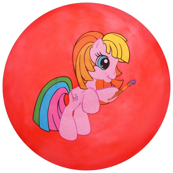 Мяч детский &laquo;Единороги&raquo;, d=22 см, 60 г, цвет МИКС