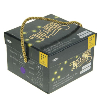 Гирлянда &laquo;Бахрома&raquo; 3 &times; 0.6 м, IP44, УМС, прозрачная нить, 160 LED, свечение фиолетовое, 220 В