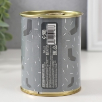 Носки в банке "Самый практичный подарок для настоящего мужчины" (внутри носки мужские, цвет Носки в банке "Самый практичный подарок для настоящего мужчины" (внутри носки мужские, цвет