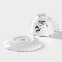 Чайная пара &laquo;Рококо. Гуси&raquo;, 330 мл