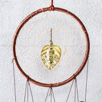 Музыка ветра+ловец снов "Ганеша в круге" 4 трубки 52 см Музыка ветра+ловец снов "Ганеша в круге" 4 трубки 52 см