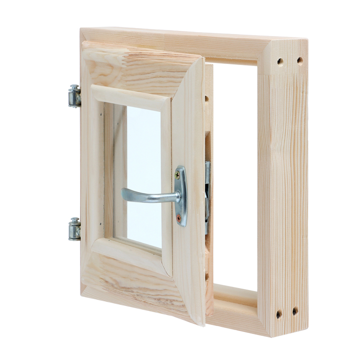 Окно, 30&times;30см, двойное стекло ХВОЯ