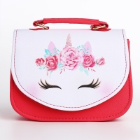 Сумка детская для девочки на клапане, цвет розовый Сумка детская для девочки на клапане, цвет розовый