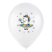 Шар латексный 12" &laquo;Милый единорог&raquo;, пастель, набор 100 шт., цвета МИКС