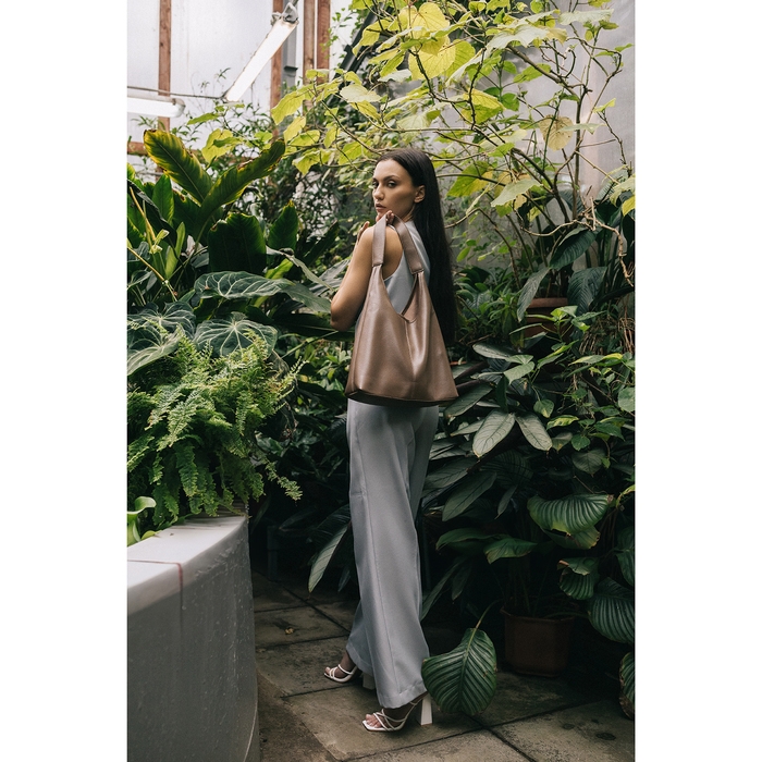 Сумка женская на магните TEXTURA, средний размер, цвет коричневый Сумка женская на магните TEXTURA, средний размер, цвет коричневый