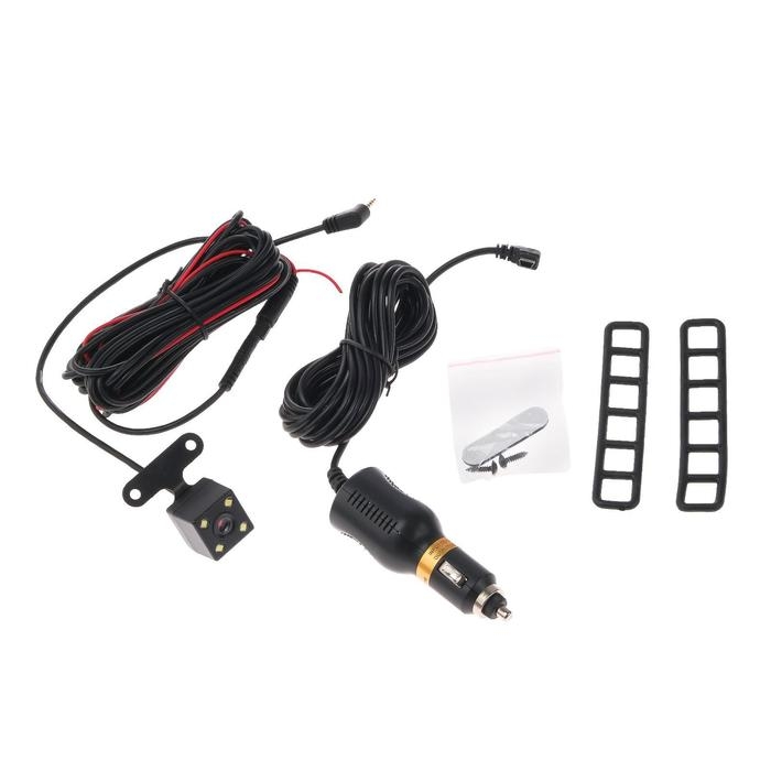 Видеорегистратор TORSO, 2 камеры, HD 1080P, размер 31х8 см, TFT 4.3, обзор 120&deg;