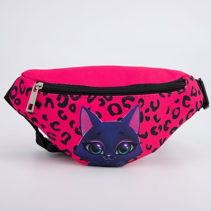 Сумка детская для девочки поясная «Котик» 20 см х 10 см х 6 см Сумка детская для девочки поясная «Котик» 20 см х 10 см х 6 см