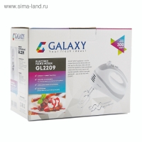 Миксер Galaxy GL 2209, ручной, 300 Вт, 5 скоростей, турбо-режим Миксер Galaxy GL 2209, ручной, 300 Вт, 5 скоростей, турбо-режим