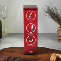 Винный набор: штопор, аэратор и каплеулавливатель для бутылки вина &laquo;Для самых важных открытий&raquo;.