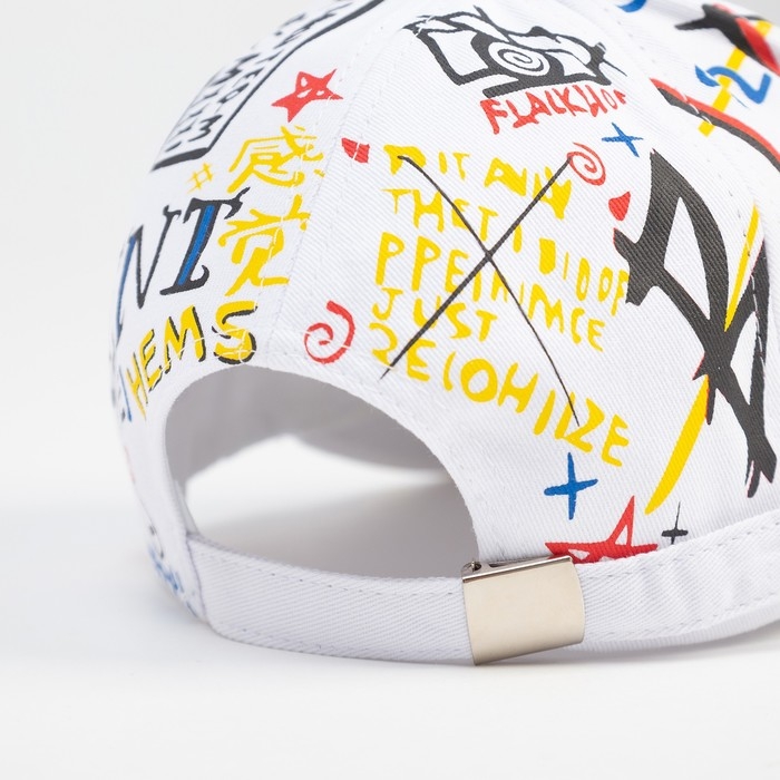 Кепка MINAKU "ART" цвет белый, р-р 58