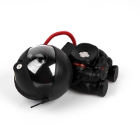 Световой прибор &laquo;Космонавт со звездой&raquo; 13 см, свечение RGB, пульт ДУ, 5 В, чёрный