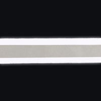 Светоотражающая лента-стропа, 20 мм, 5 &plusmn; 1 м, цвет белый