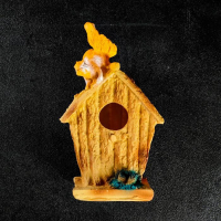 Подвесной декор "Скворечник с белкой" 28х17см Подвесной декор "Скворечник с белкой" 28х17см